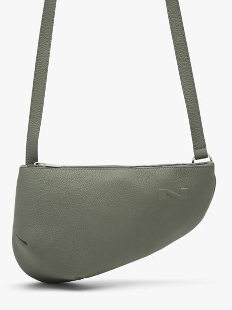 Cross Body Tas Large City Perle Leder Nathan baume Groen n city 1 ander zicht 2